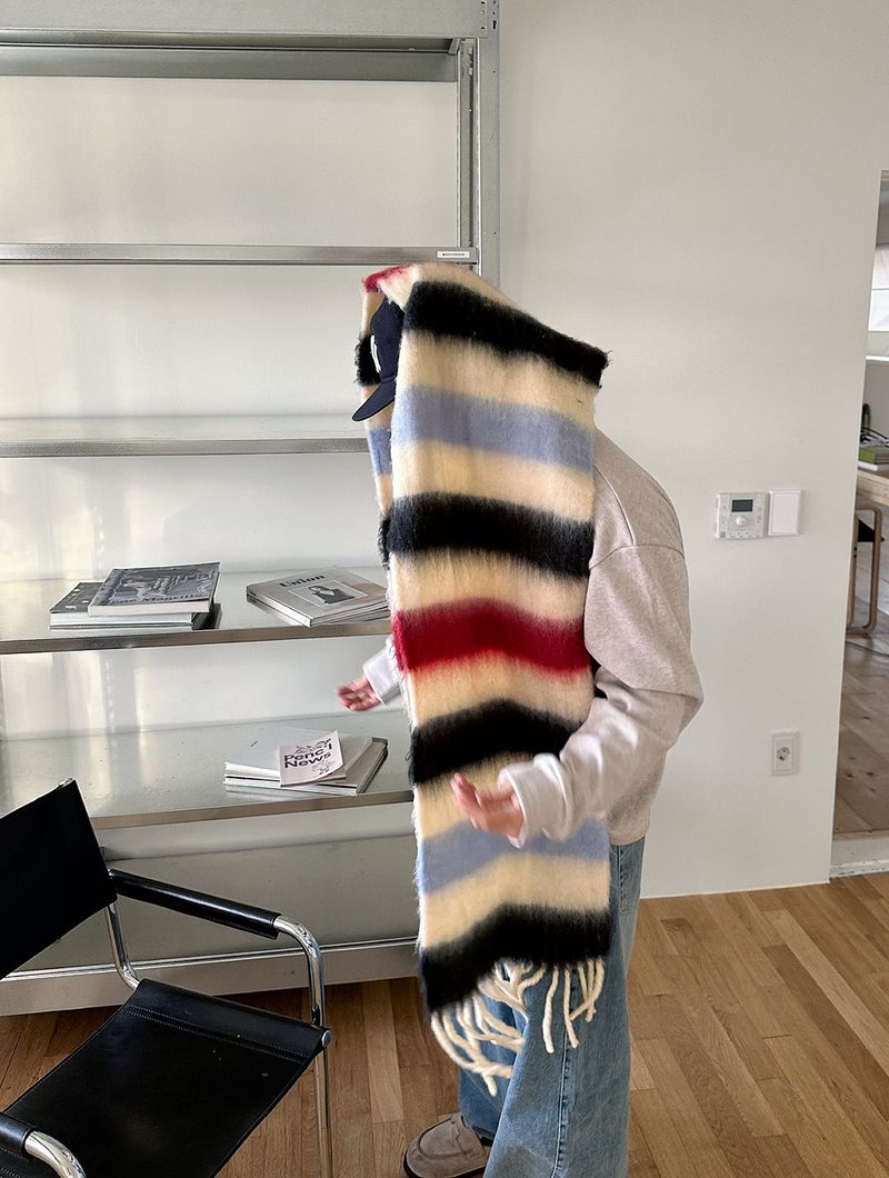 No.1039 rainbow muffler (4color)