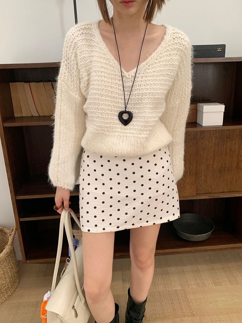 [MADE] Polyton Dot Skirt
