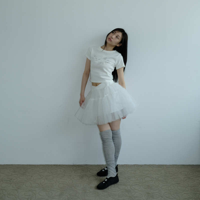 SWEAT LIL KIRI TOP _WHITE