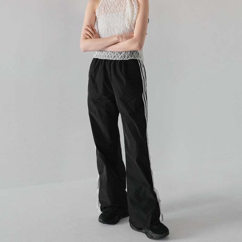 ribbon track pants