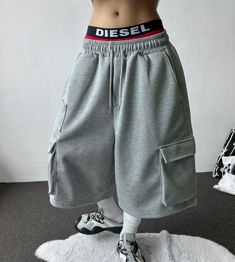 Diverse Multi Cargo Balloon Bermuda Shorts 4color