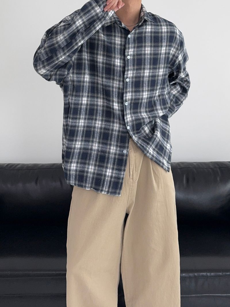 [MADE] Urban Mood Wool Over Check Shirt (6C)