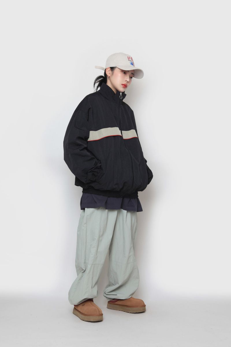 Mid Colour Piping Zip-Up