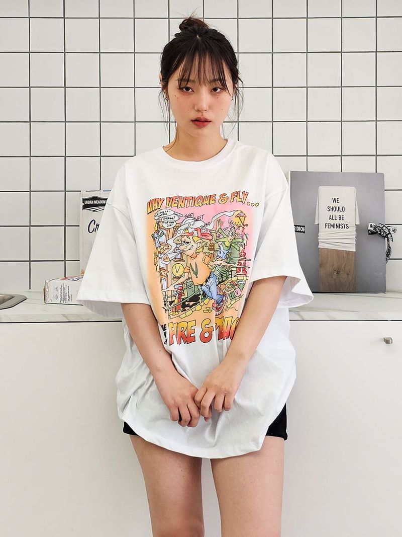 VENTIQUE Firepiece T-shirt 2color
