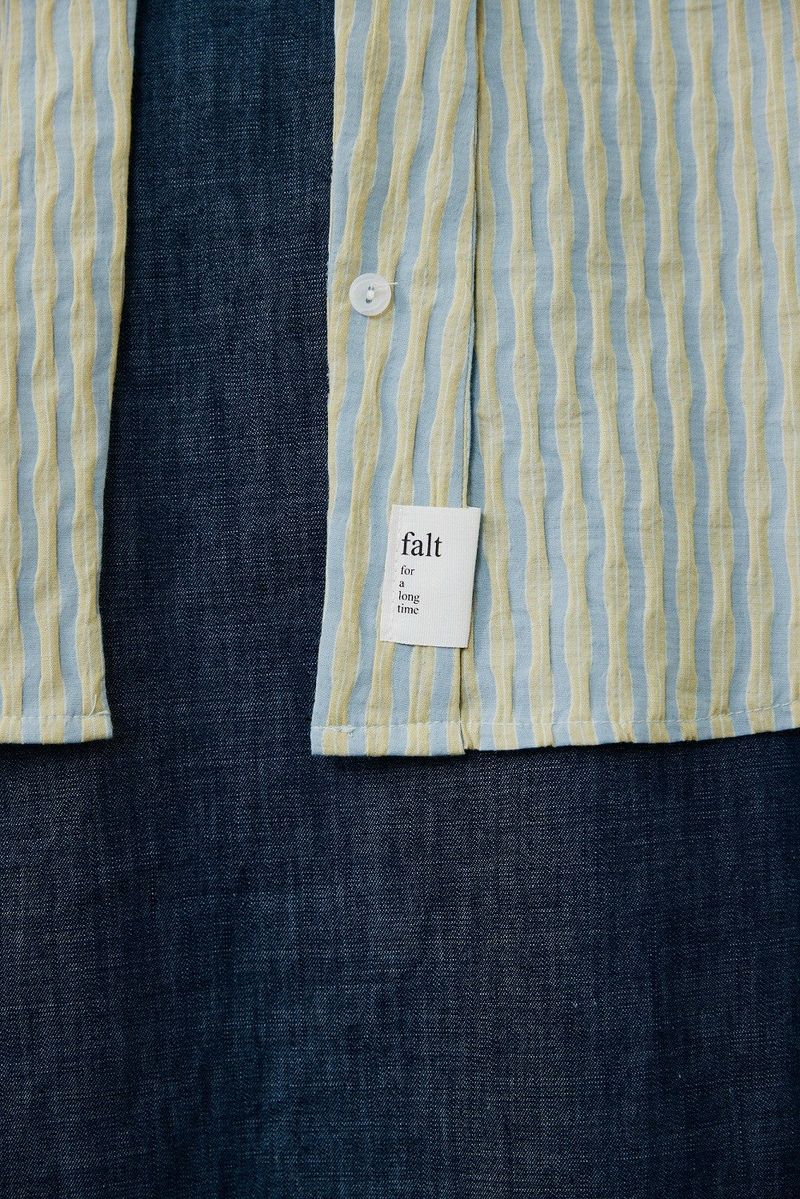 Stripe blouse / Blue