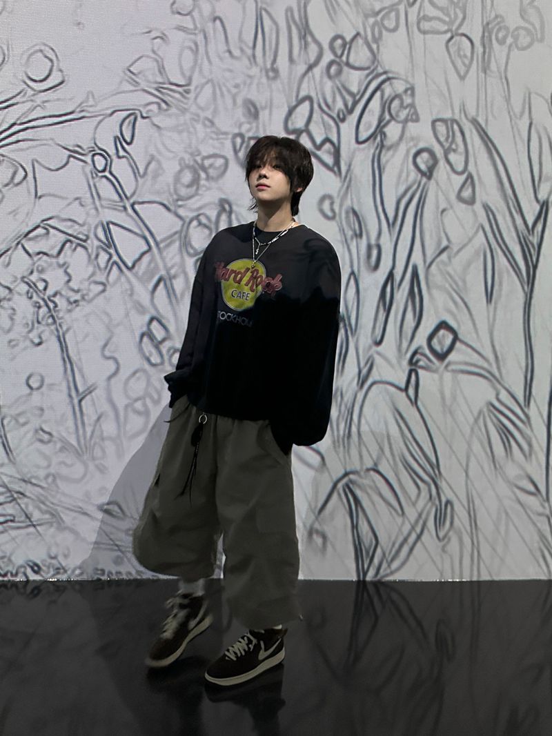 Amekaji Loose Cargo Pants 4C