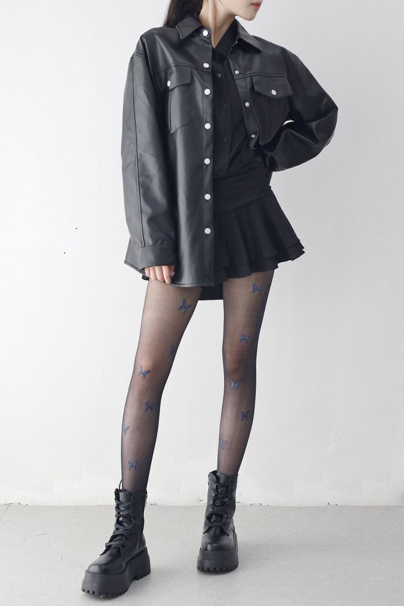 NONCODE（ノンコード）の「(Unisex) アップオーバーフィットレザージャケット（ジャケット/アウター）」