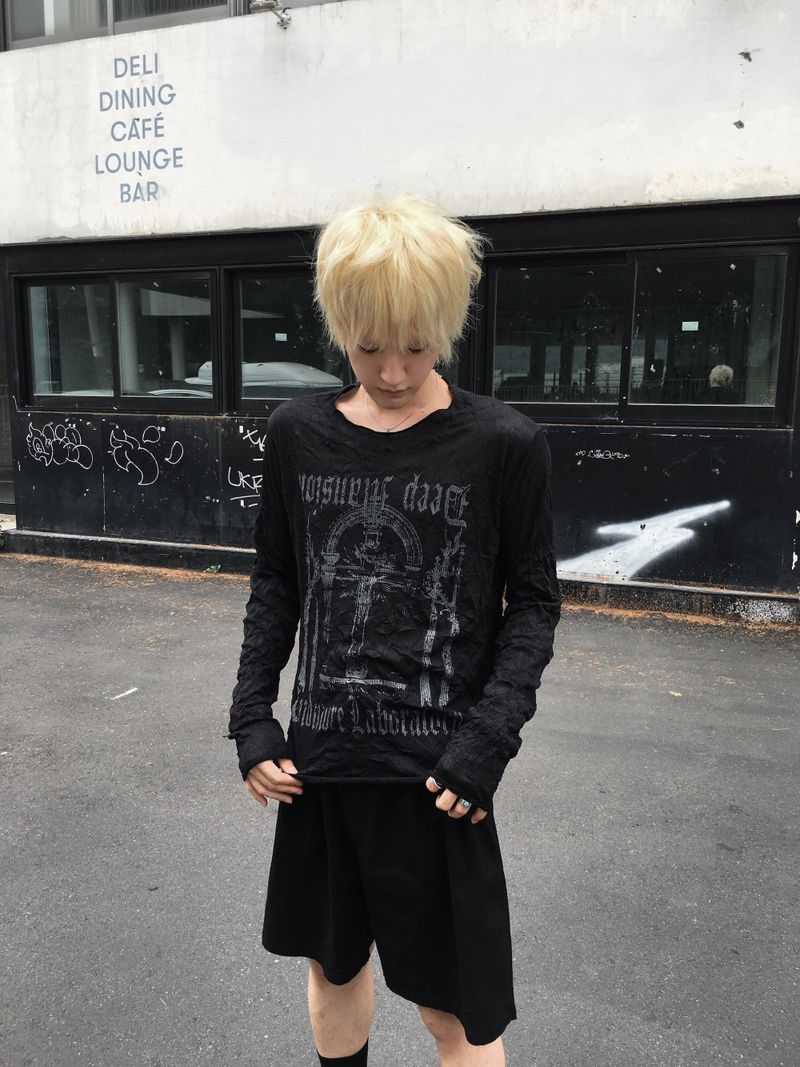Death Harlem Ruched Long Sleeve 4C
