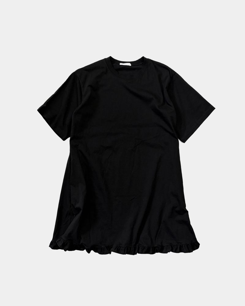 Ruffle Boxy Pocket Tee