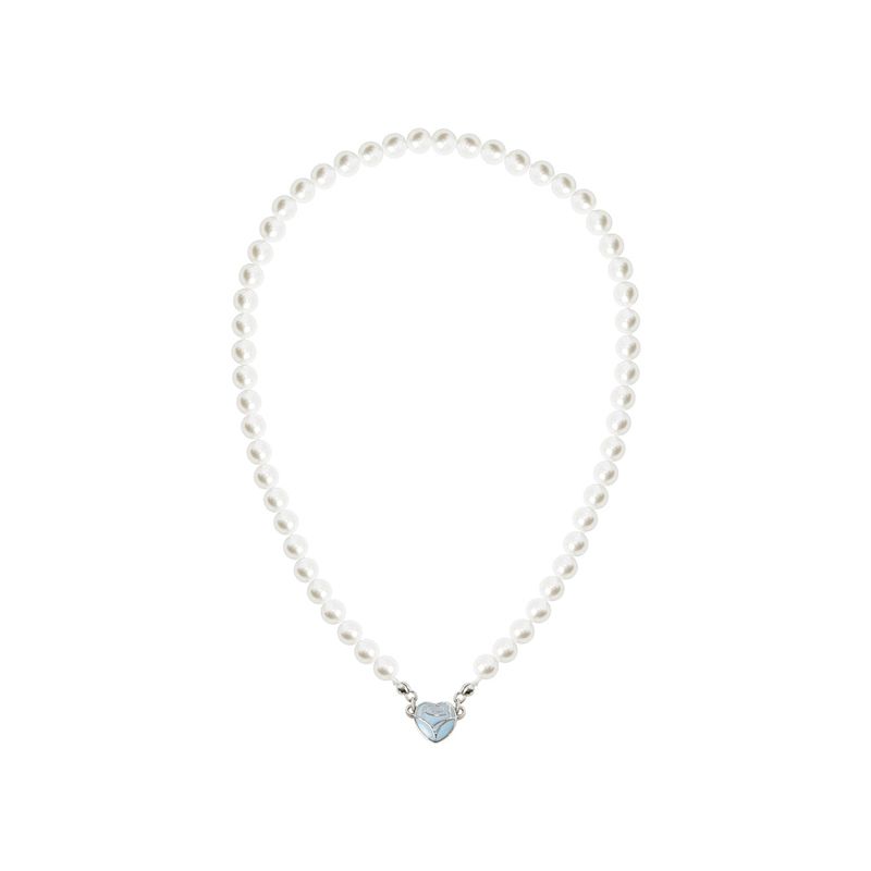 Rose Lock Pearl Choker (2colors)