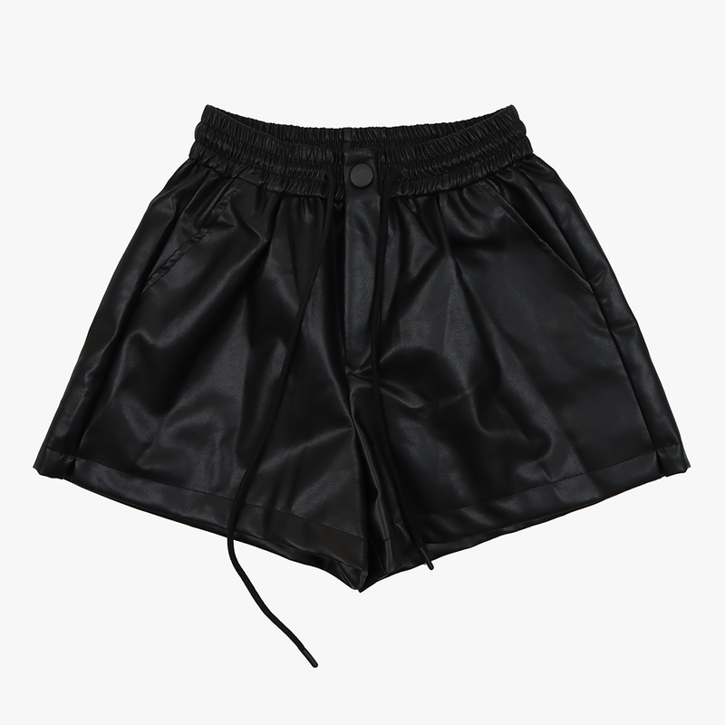 F.LEATHER SHORTS