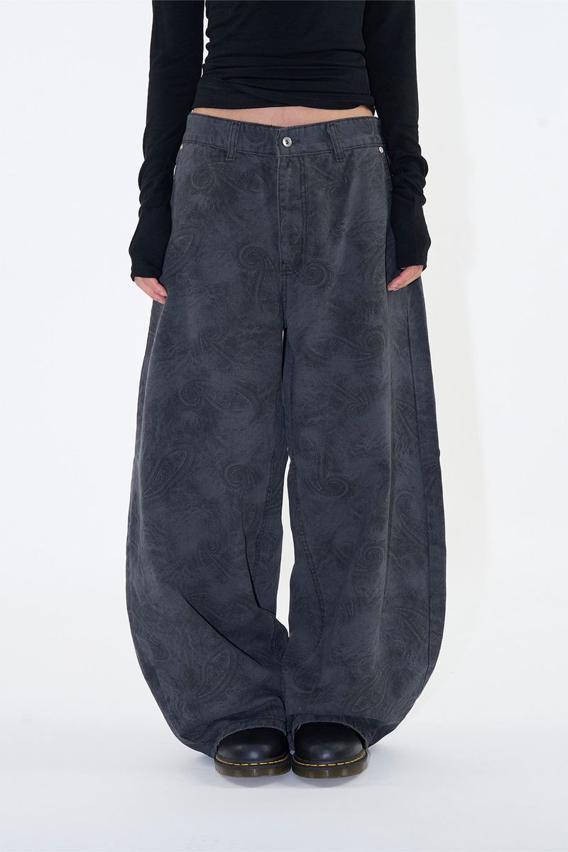 Raucohouse（ラウコハウス）の「Mora paisley curved pants（Pants）」