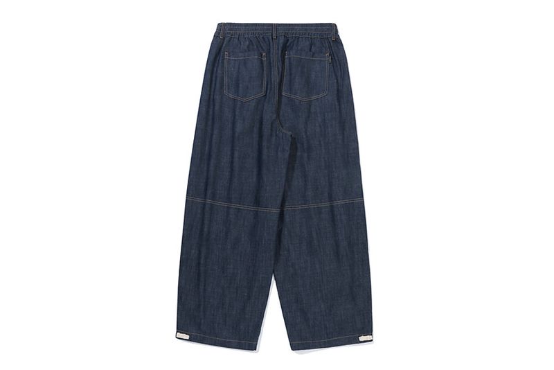 BALLOON COTTON PANTS_BLUE
