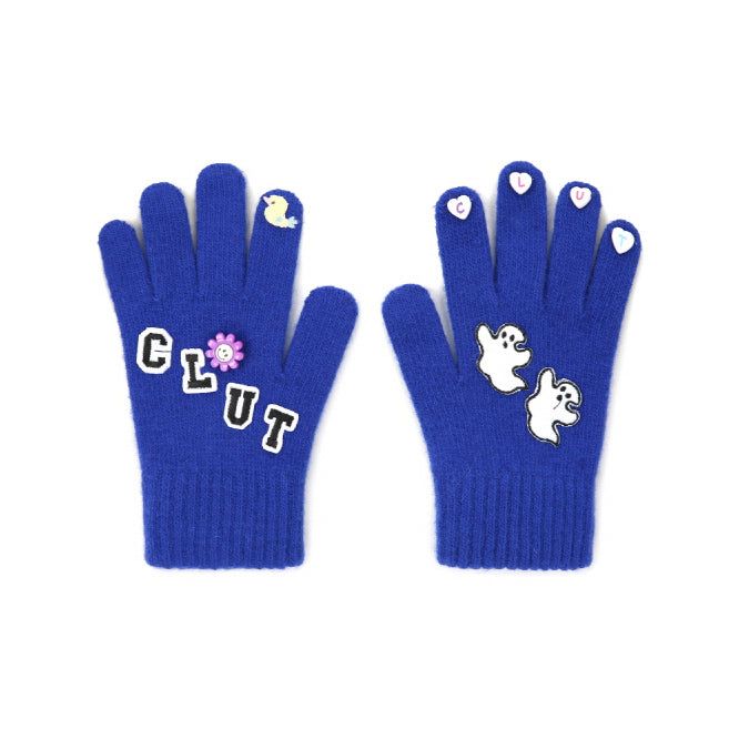 CLUT STUDIO(クラットスタジオ)の「0 5 ghost wool knit gloves - BLUE(Fashion Accessories)」