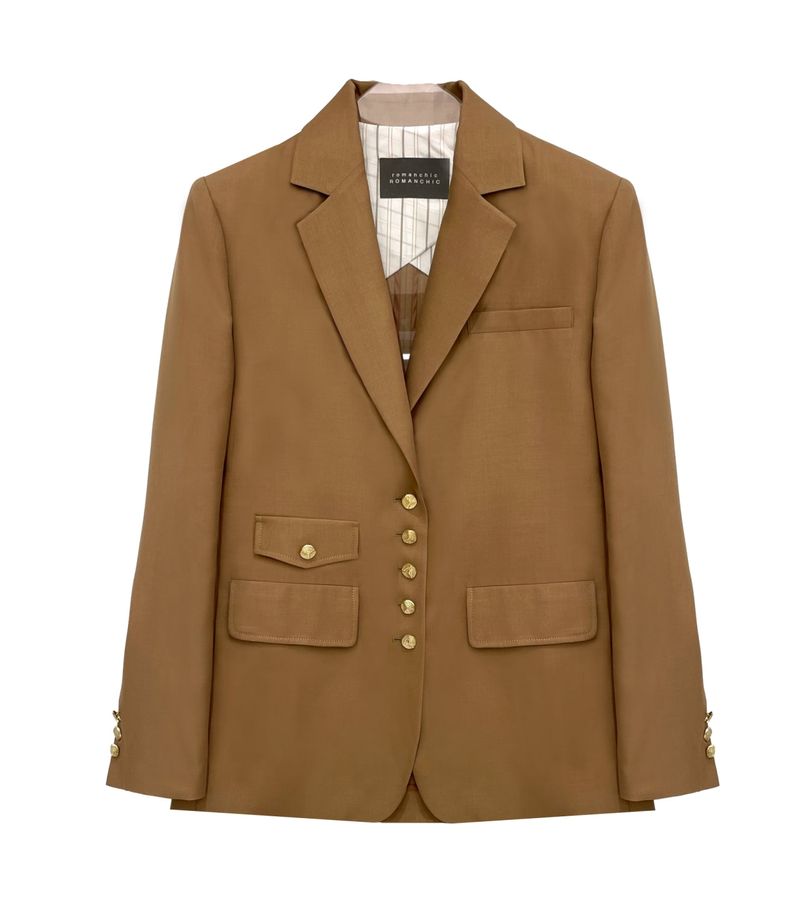 Gold button jacket