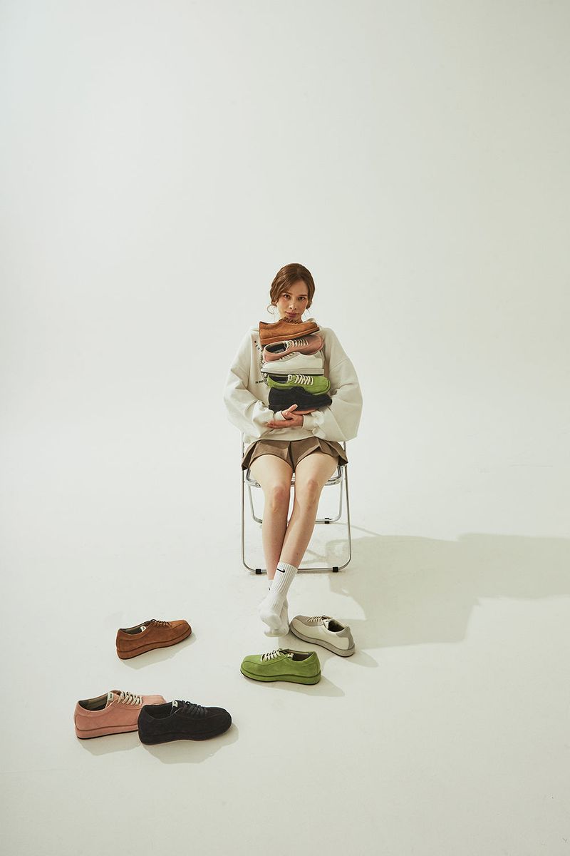 SANDY SUEDE SNEAKERS_5COLORS