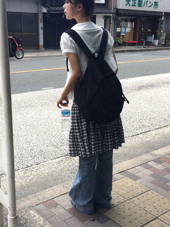 ヨオ キャット ウォッシング ロー ブーツカット パンツ