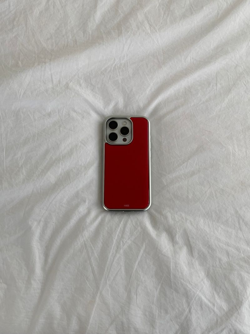 o.color red case (silver epoxy)