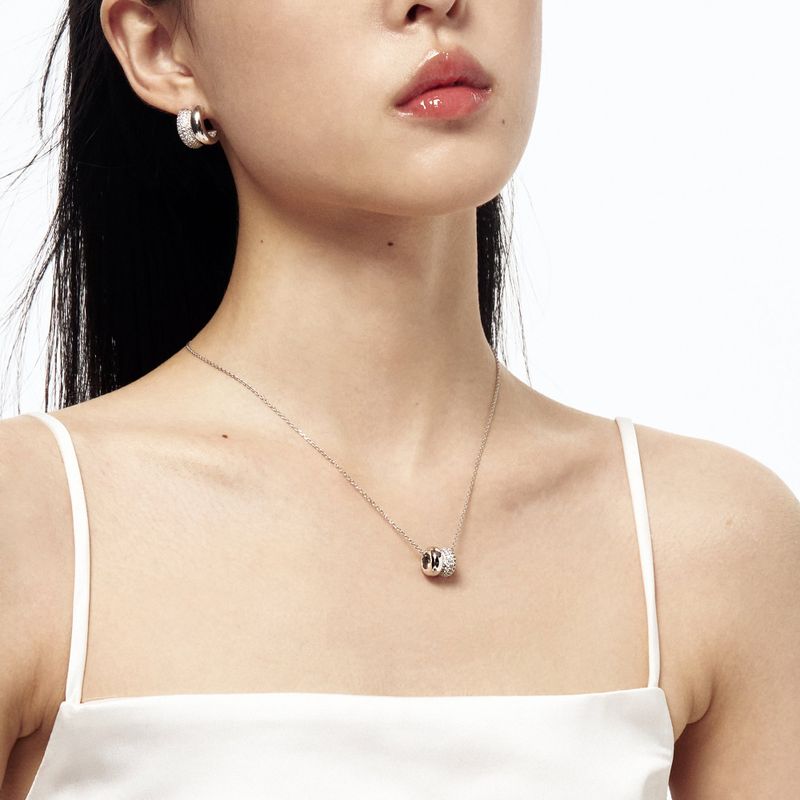 Double Pave Necklace