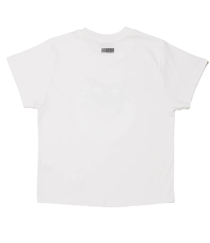 LEKIM 3D HEART T-SHIRT WHITE (WOMAN)