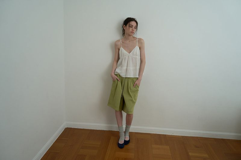 Marine lace sleeveless