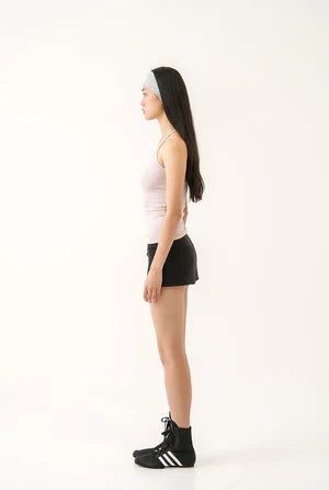 【即日発送】Jewel cross back tank top - pink 