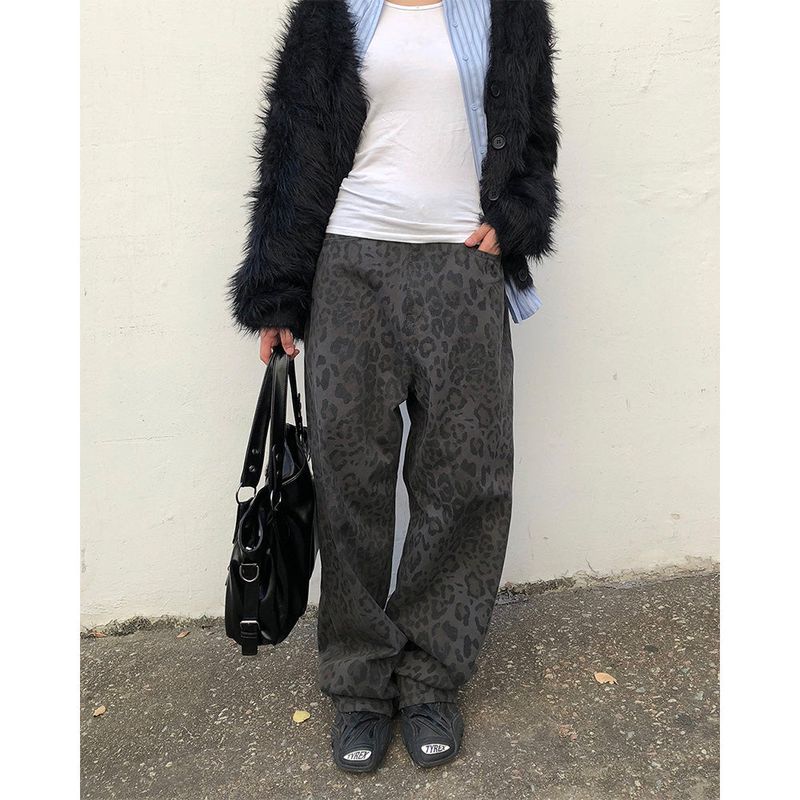 Dark Leopard Pants