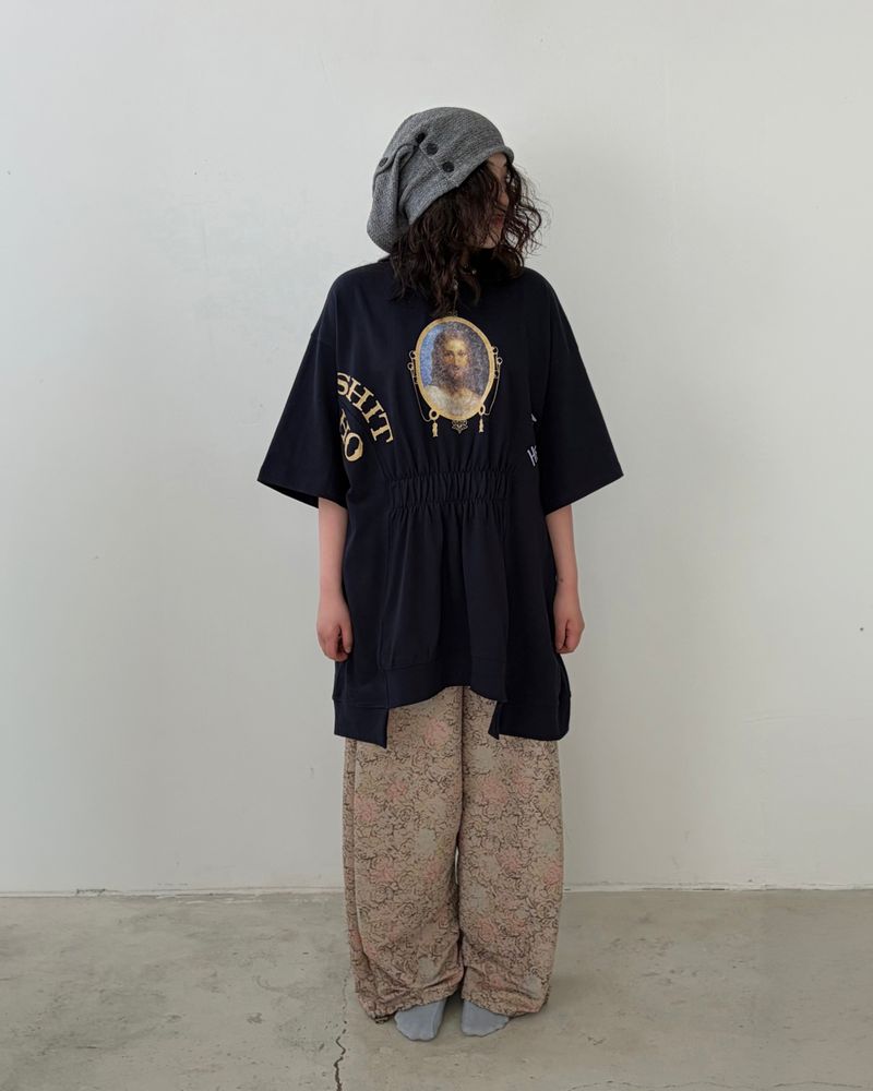 Graphic Boxy Sweat Top