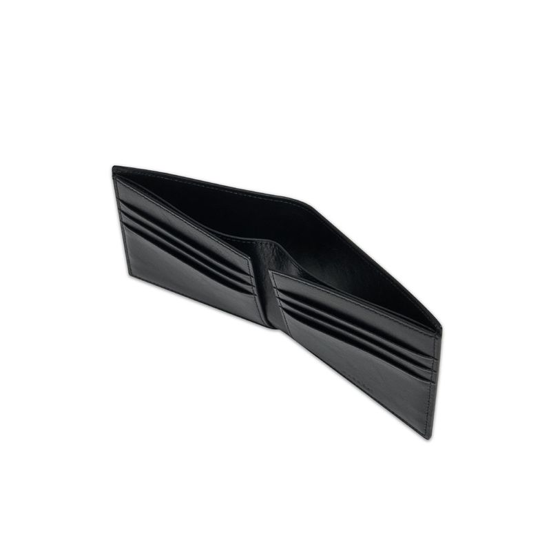 Crack Bi-fold 6CC 1/2 Wallet_Black