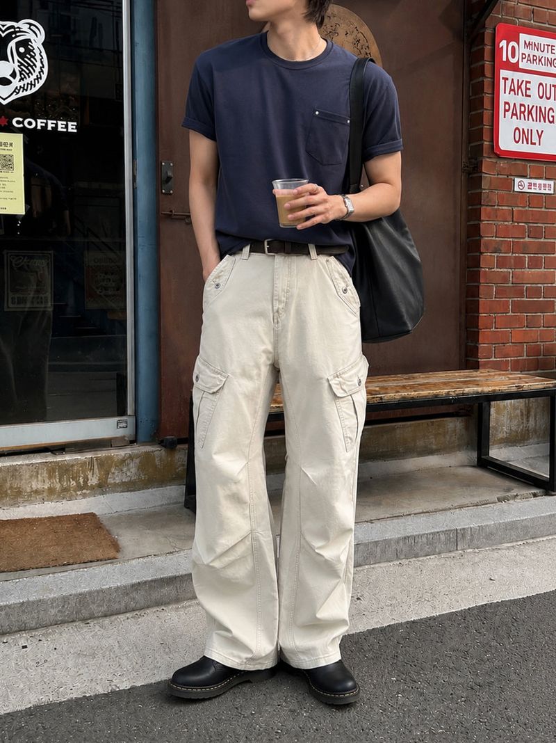 lemenne（ルメンヌ）の「LMN Vintage Double Cargo Wide Pants (3 colors)（Pants）」