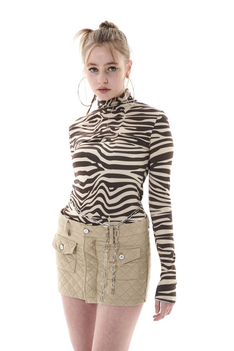 QUILTING MINI SKIRT