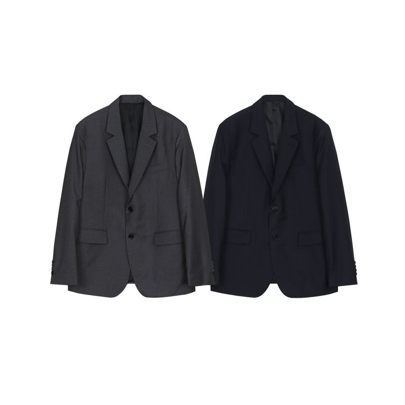 Striped Single Jacket 2COLOR