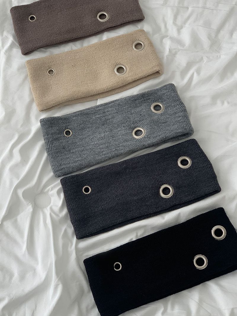 EYELET PUNCING HAIR BAND