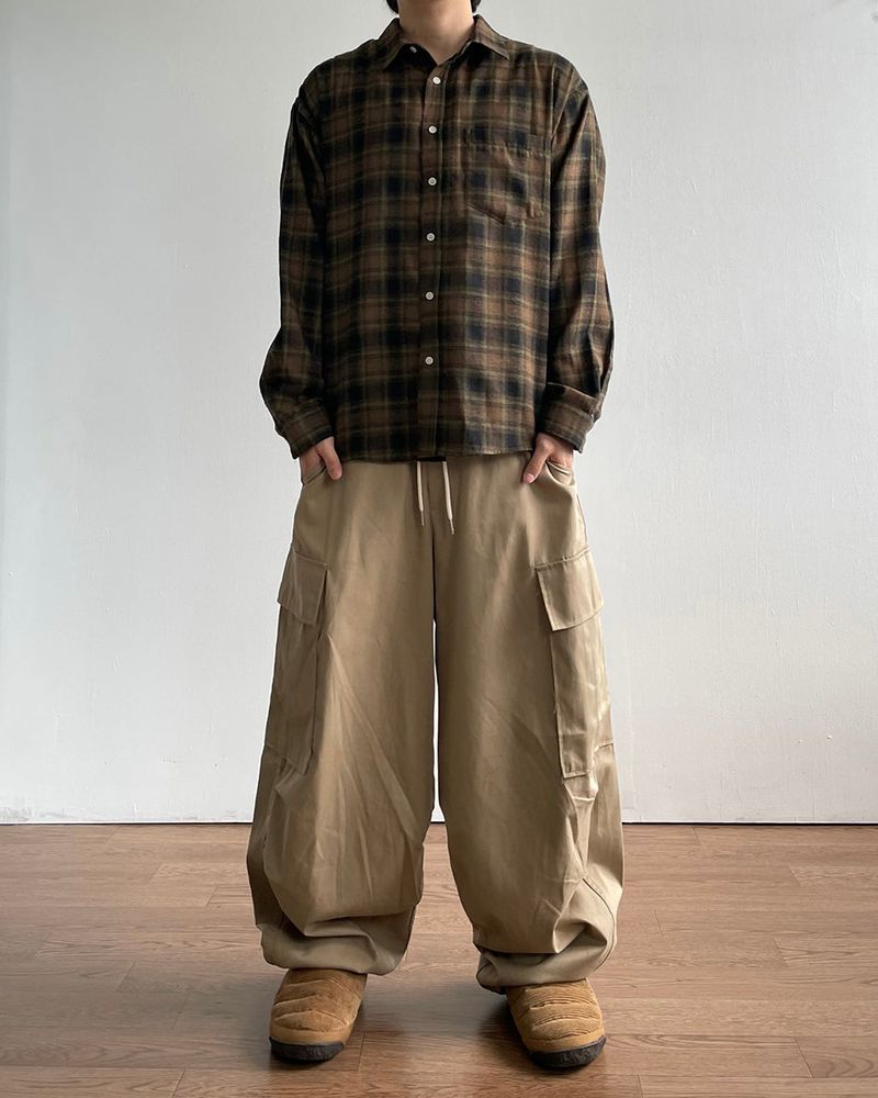 Kony Curved Cotton Pants