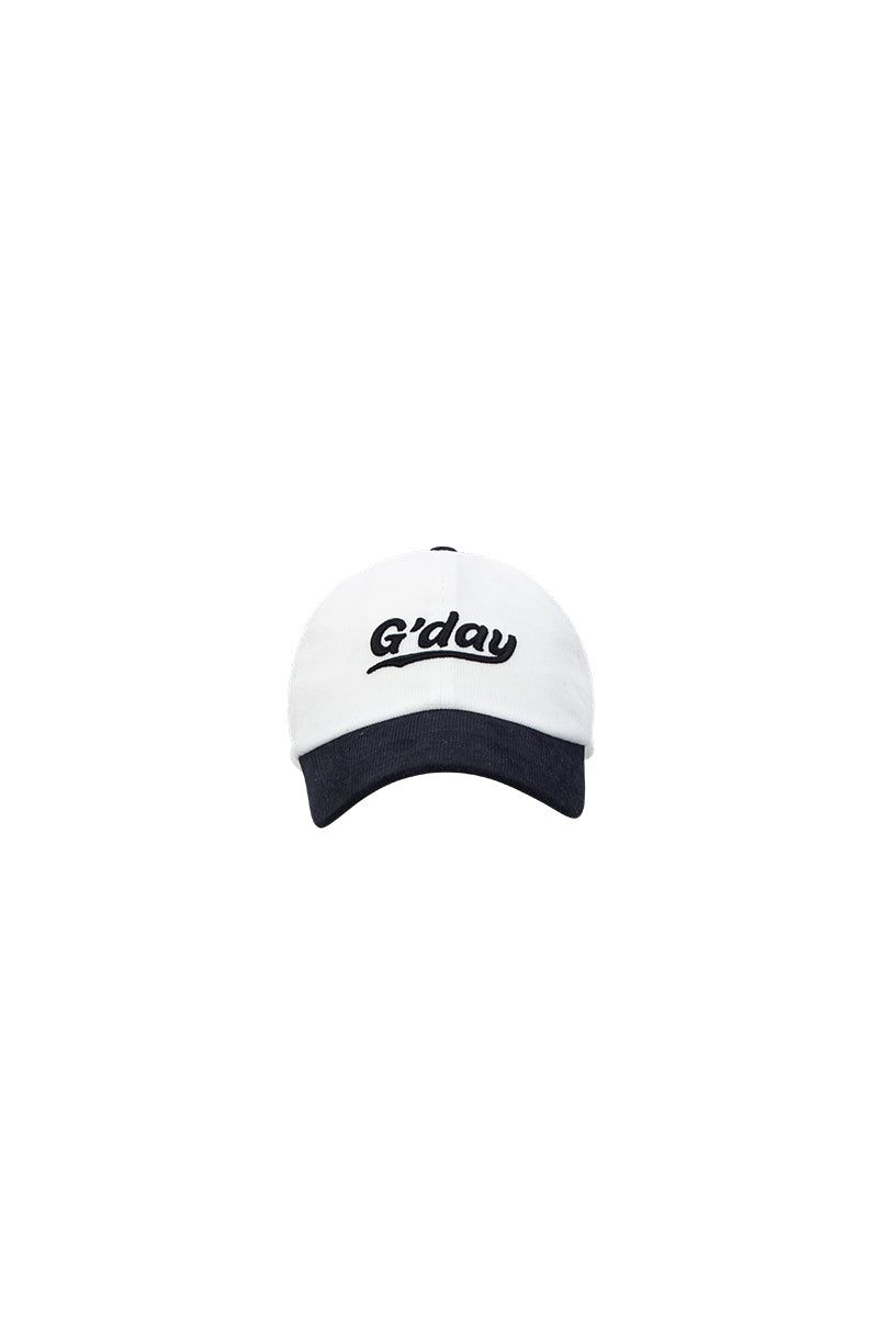 G'day coduroy ballcap(white