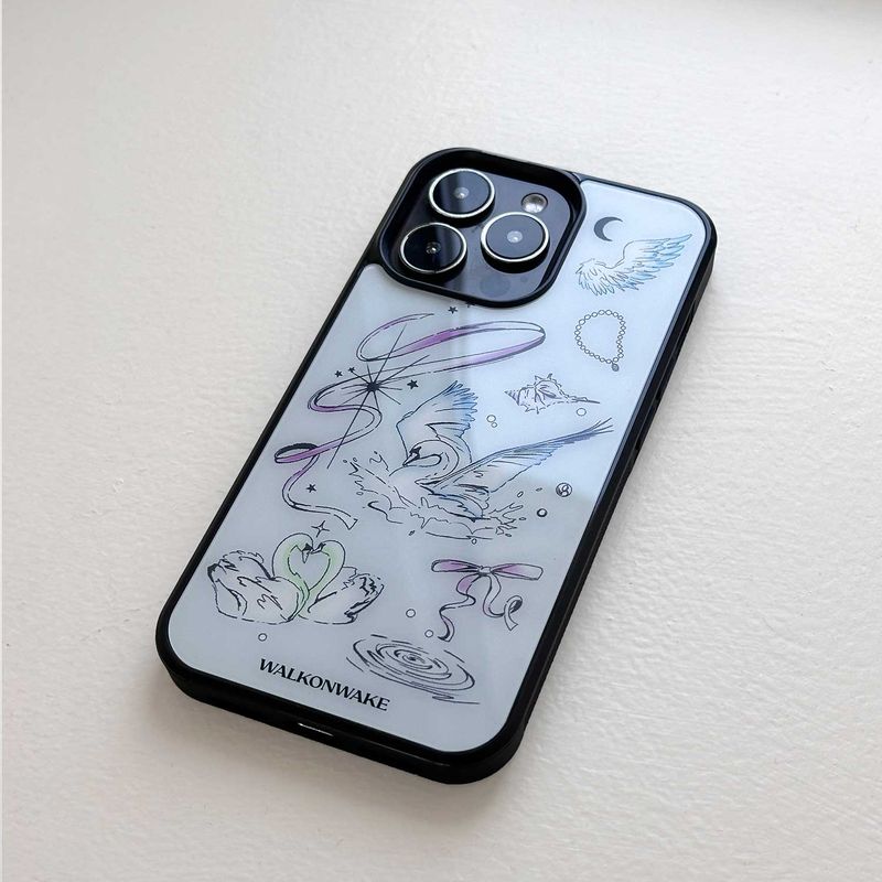 [Magsafe glass] Dreamy Swan case