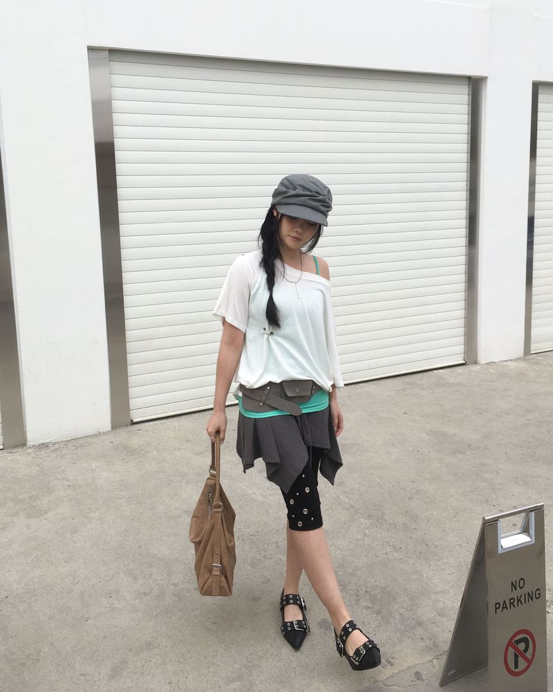 Folding flare skirt