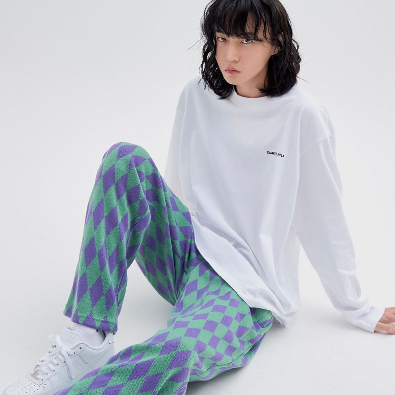 Check logo long Sleeve T54