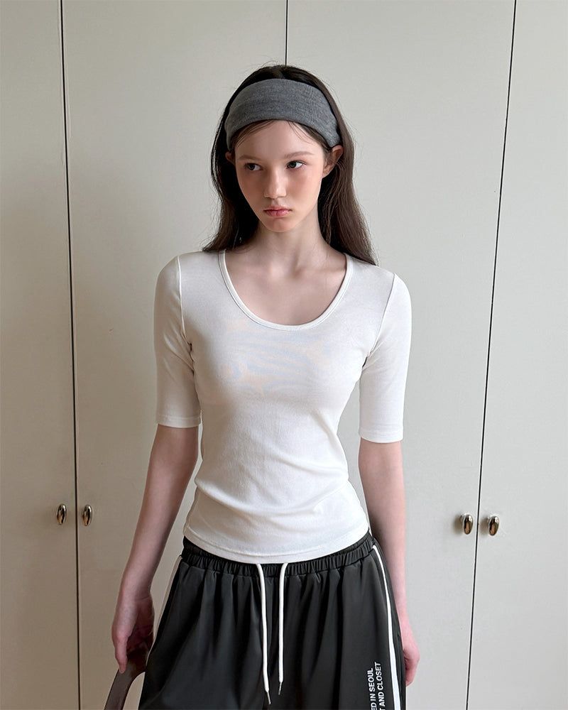 BEIDELLI（ベイデリー）の「[ORIGINAL] Riley Round Half-sleeve T-shirt（Tops）」
