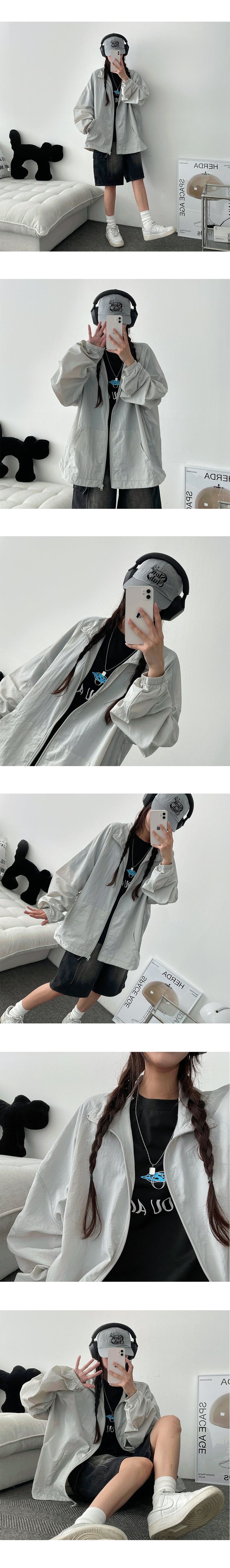 Shand Summer Basrak High-neck Windbreaker Jumper