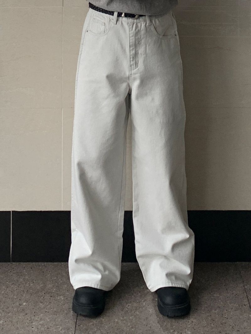 Bajo Side Seam Denim Pants