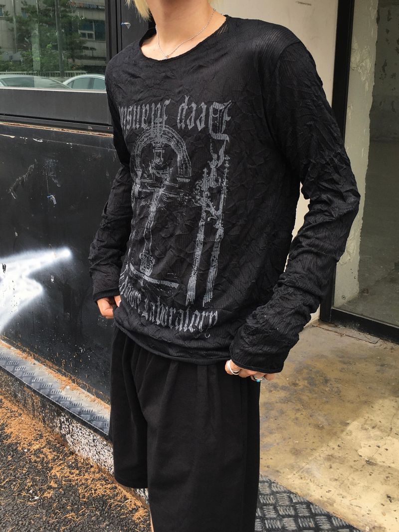 Death Harlem Ruched Long Sleeve 4C