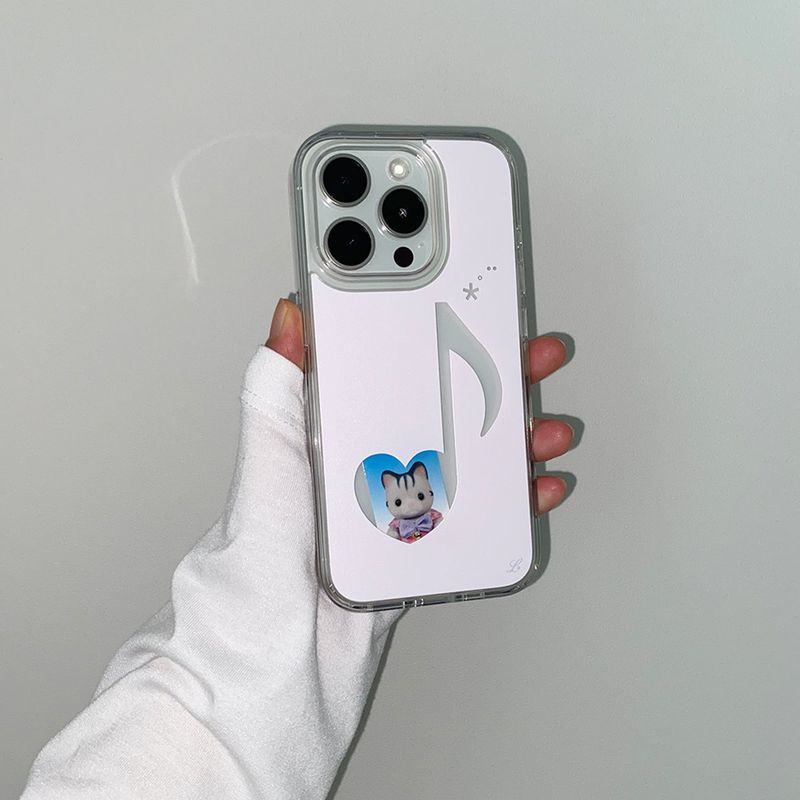 [MADE] MELODY PHONE CASE (clear jelly hard)