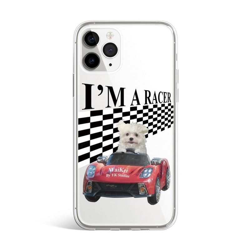 WaiKei(ワイケイ)の「Jelly phone case maltese racer(Smartphone Accessories)」