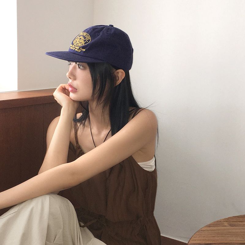 Mewden Lettering Camp Cap Ball Cap Hat