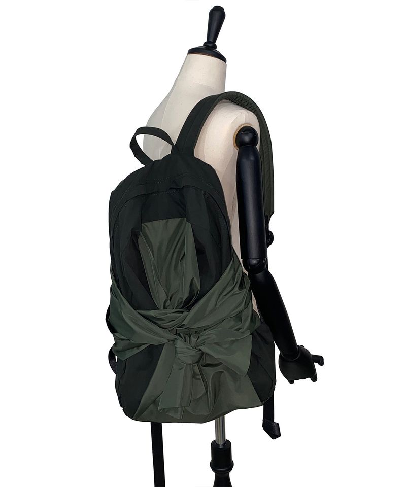 Knotted Backpack (Olive green)