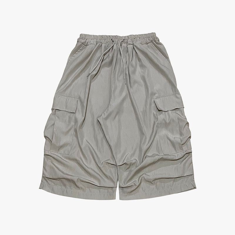 street shape capri shorts_beige