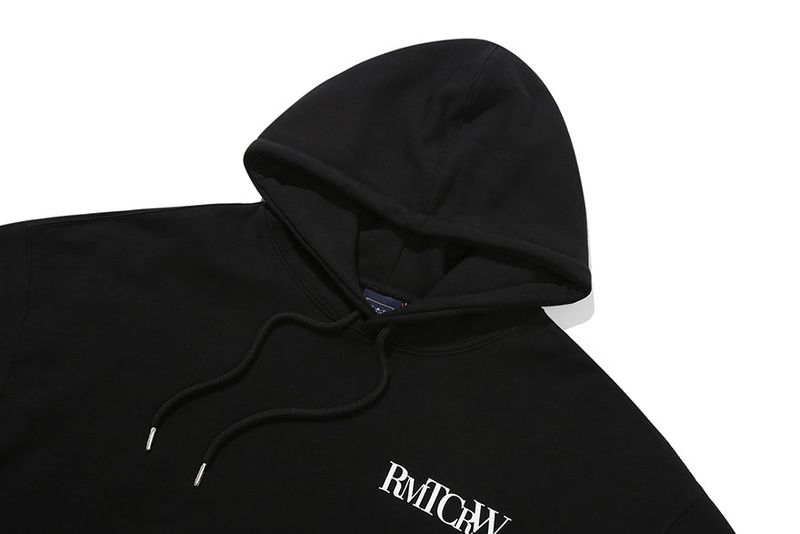 MONOCHROME HOODIE_BLACK