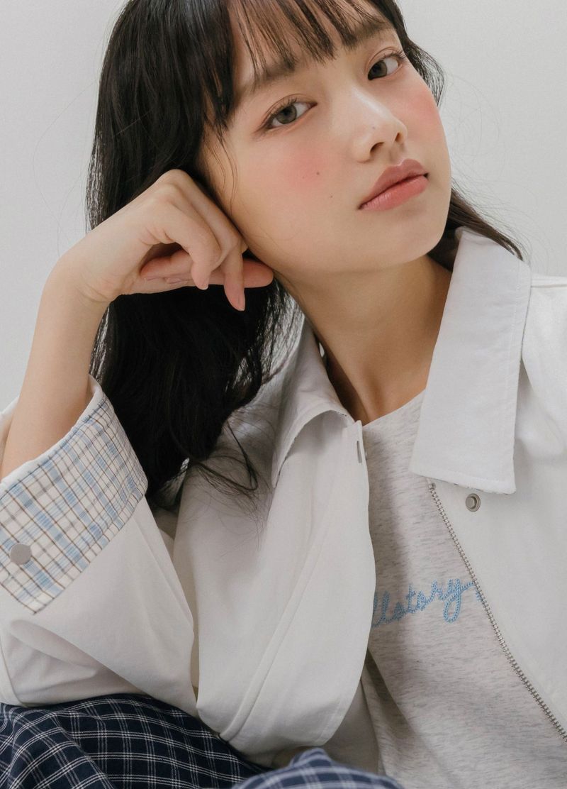 COTTON BLOUSON JACKET (WHITE)