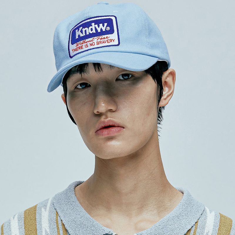kndw vintage trucker cap maya blue